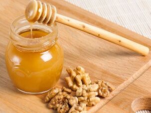 walnuts and honey for potency