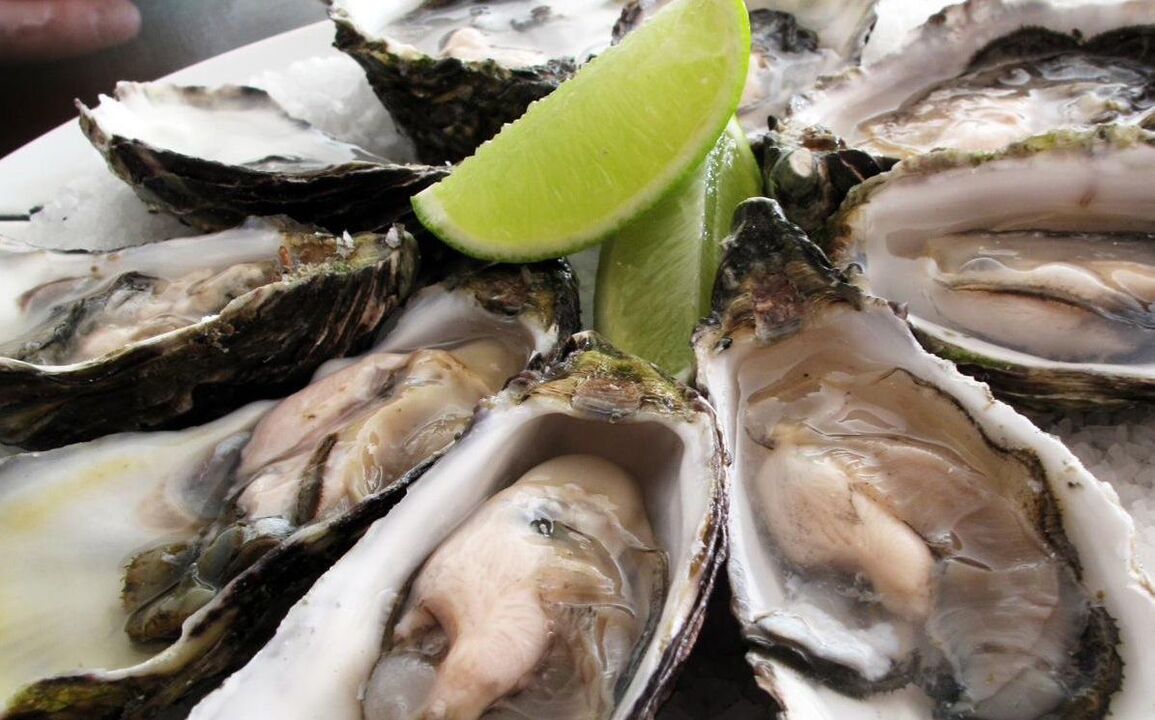 oysters to increase potency